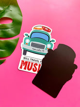 Will Travel for Music Car Magnet