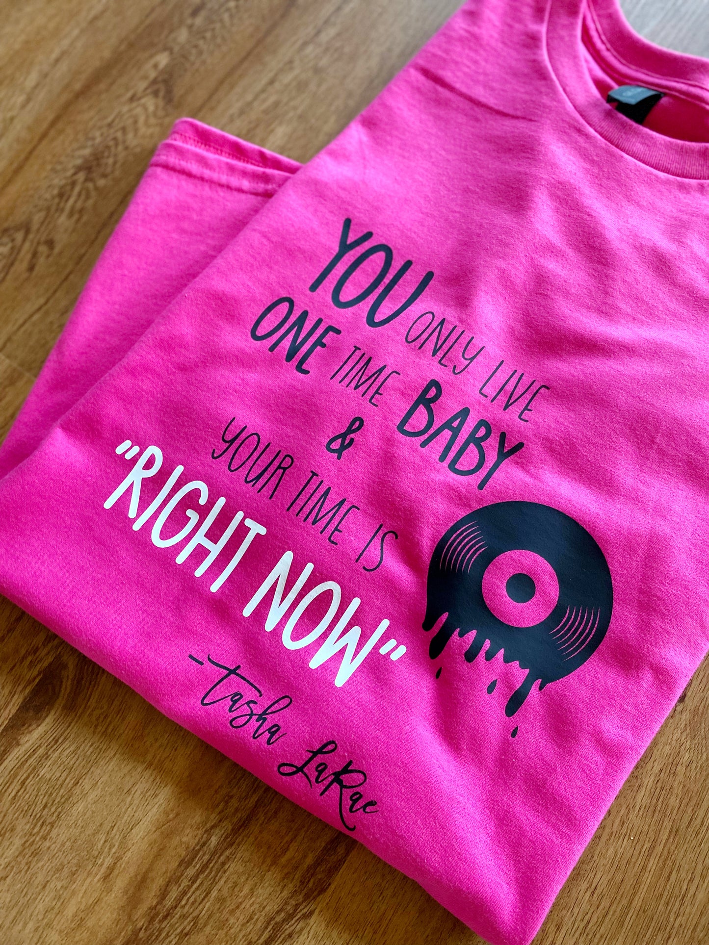 Your Time is Right Now Unisex Tshirt - Pink
