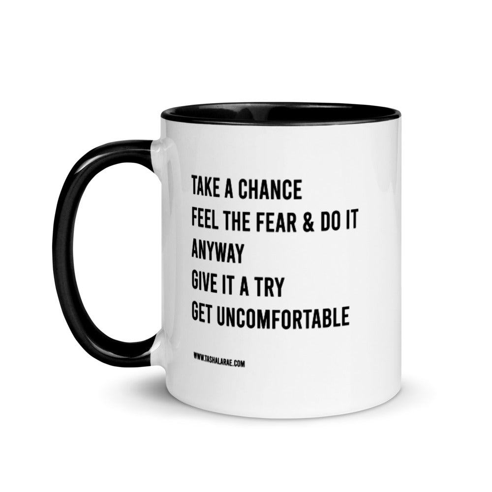 Get Uncomfortable Mug with Color Inside - Pick a color