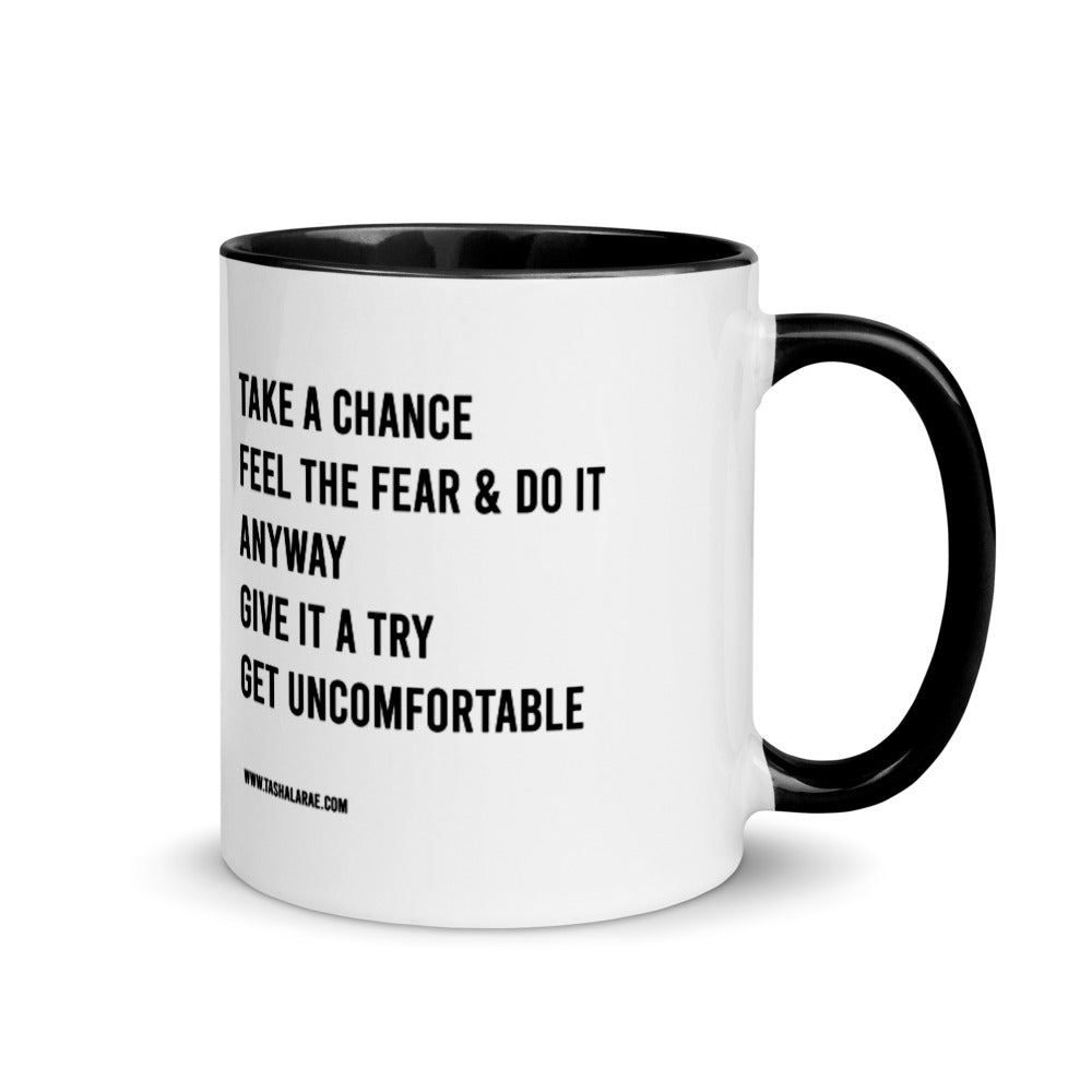 Get Uncomfortable Mug with Color Inside - Pick a color
