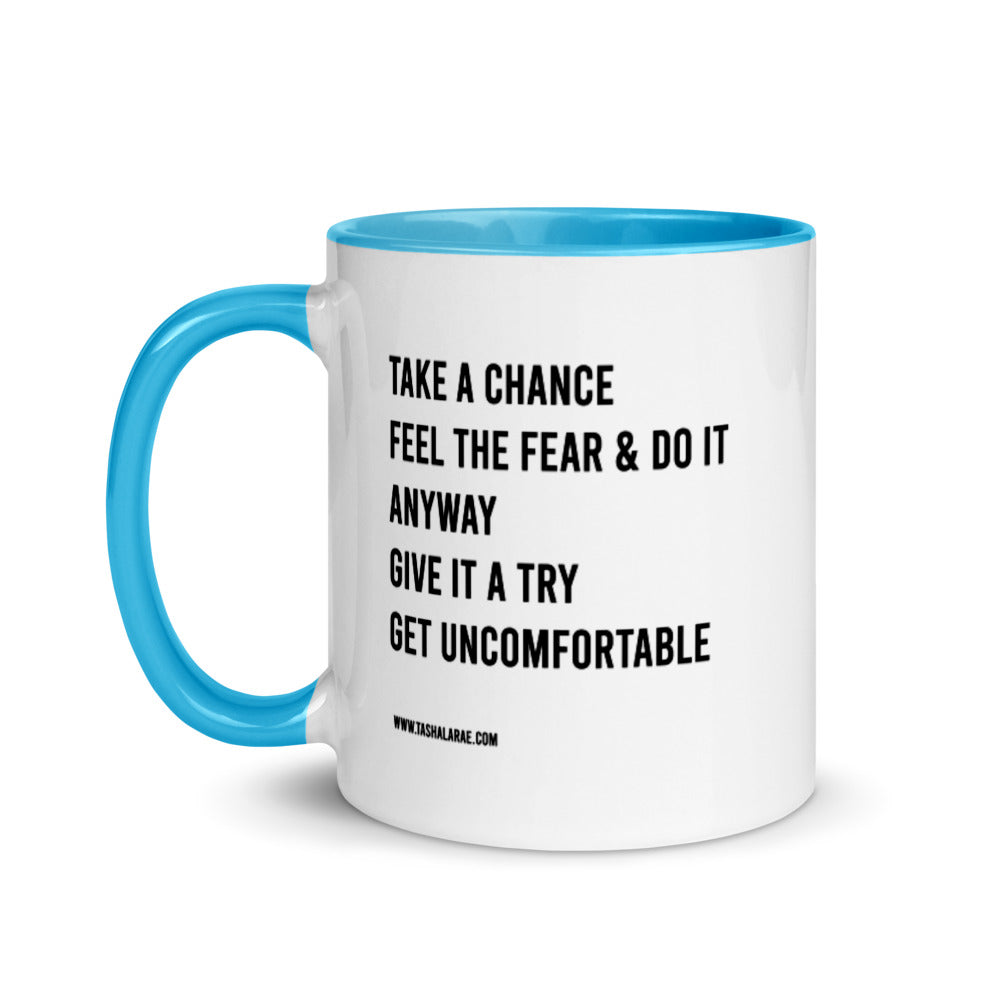 Get Uncomfortable Mug with Color Inside - Pick a color