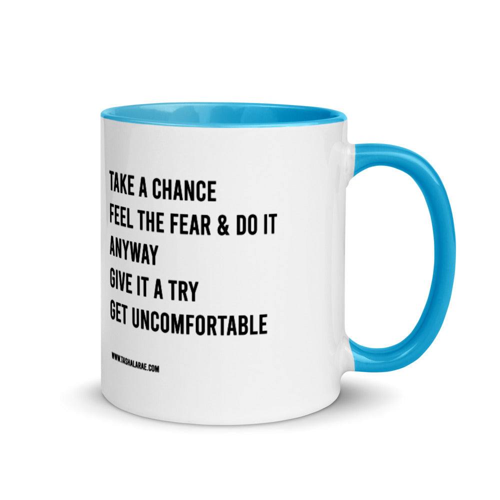 Get Uncomfortable Mug with Color Inside - Pick a color