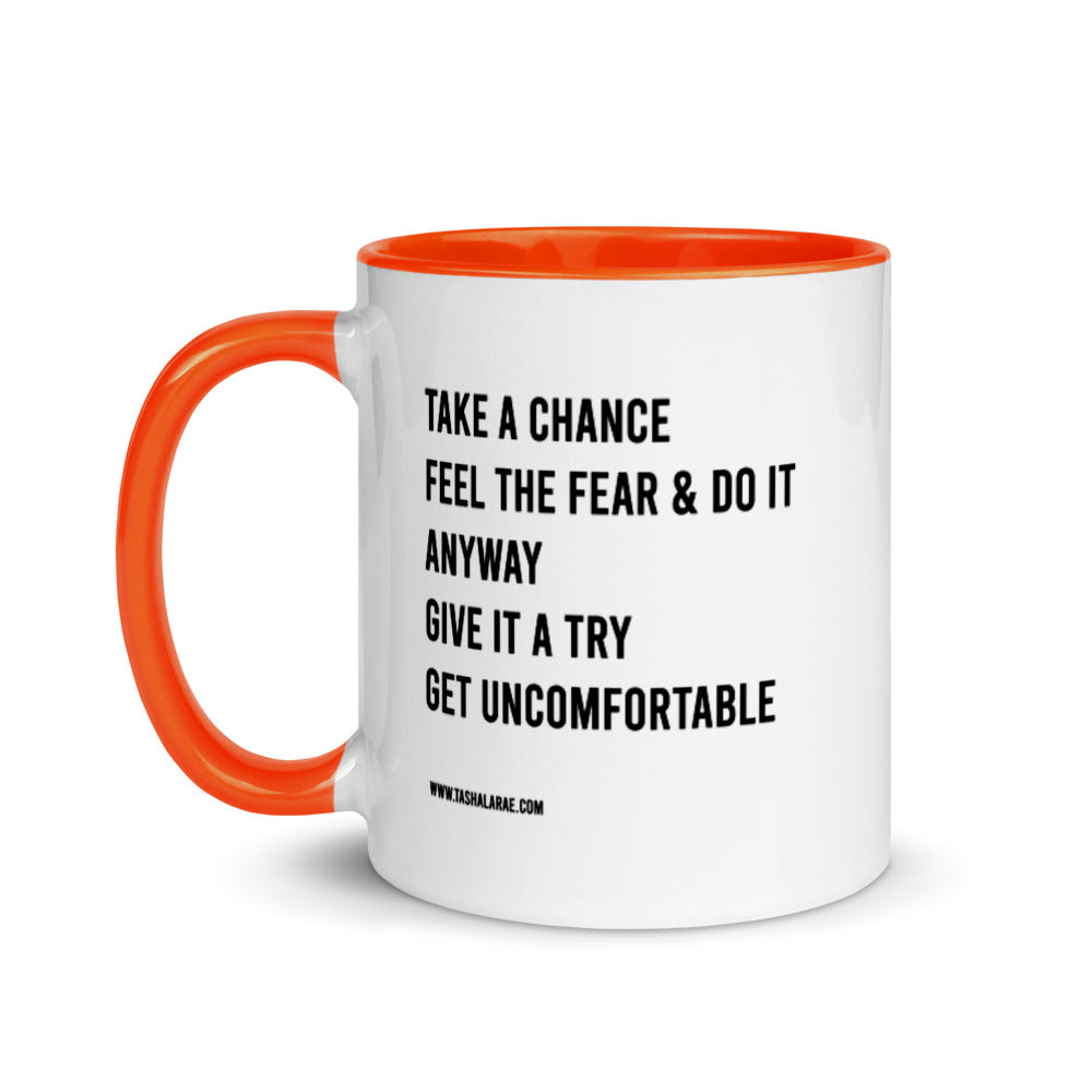 Get Uncomfortable Mug with Color Inside - Pick a color
