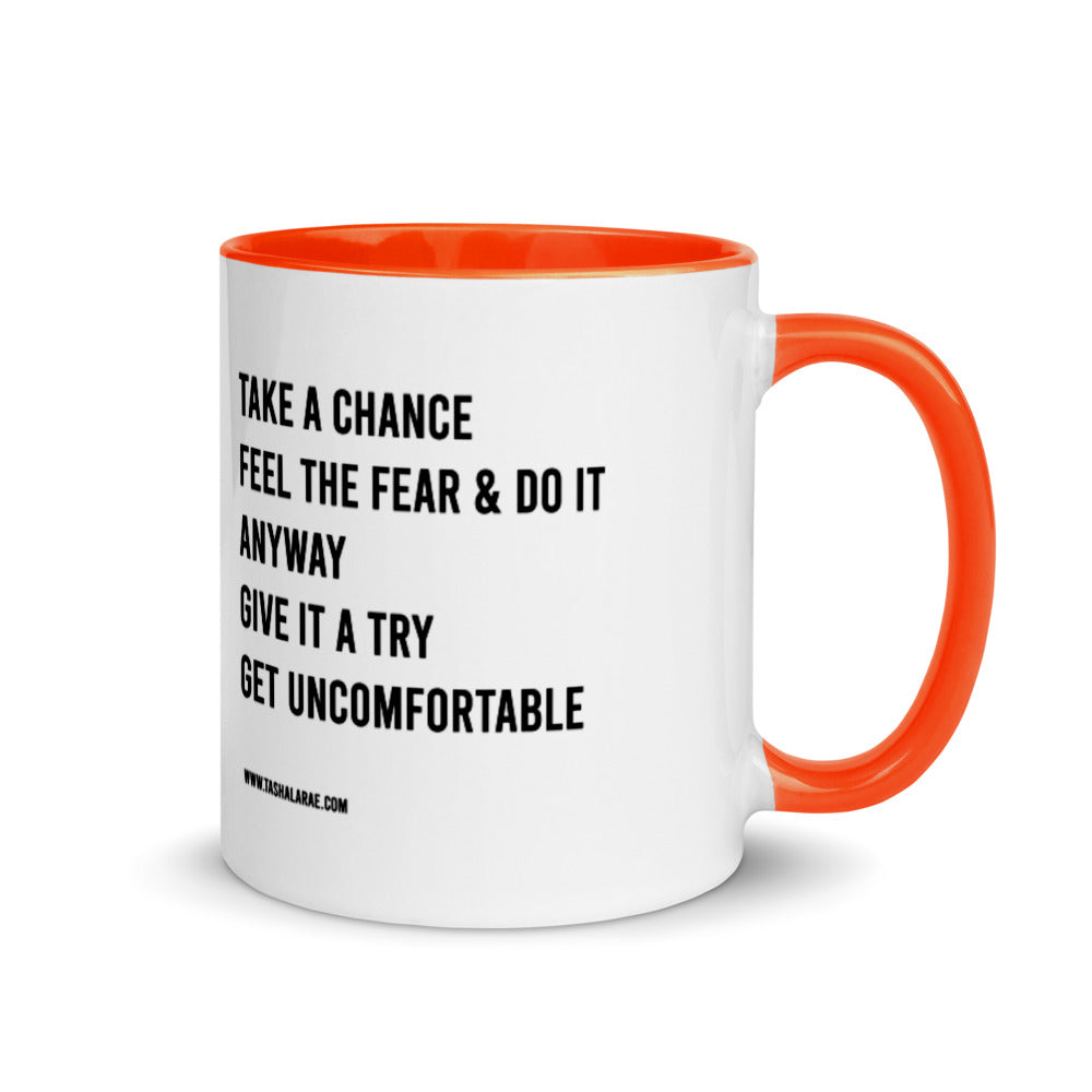 Get Uncomfortable Mug with Color Inside - Pick a color