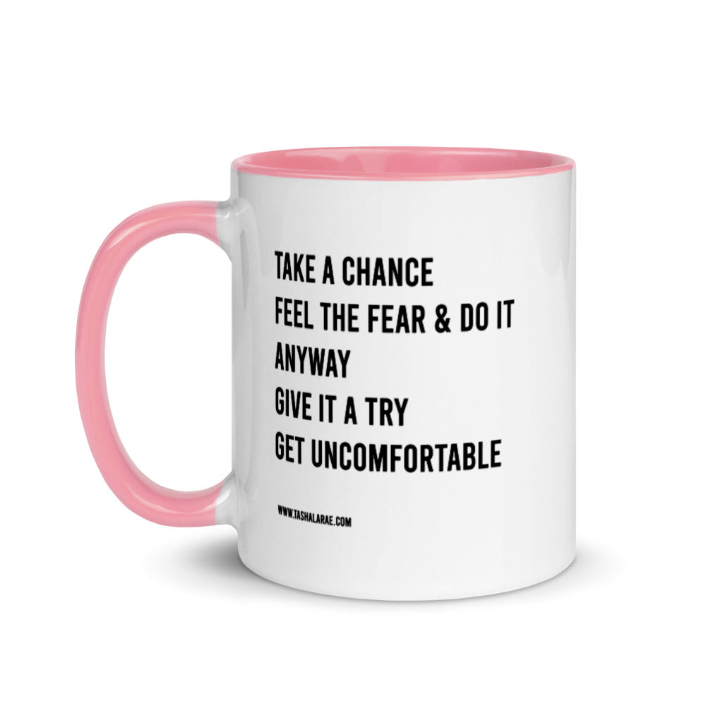 Get Uncomfortable Mug with Color Inside - Pick a color