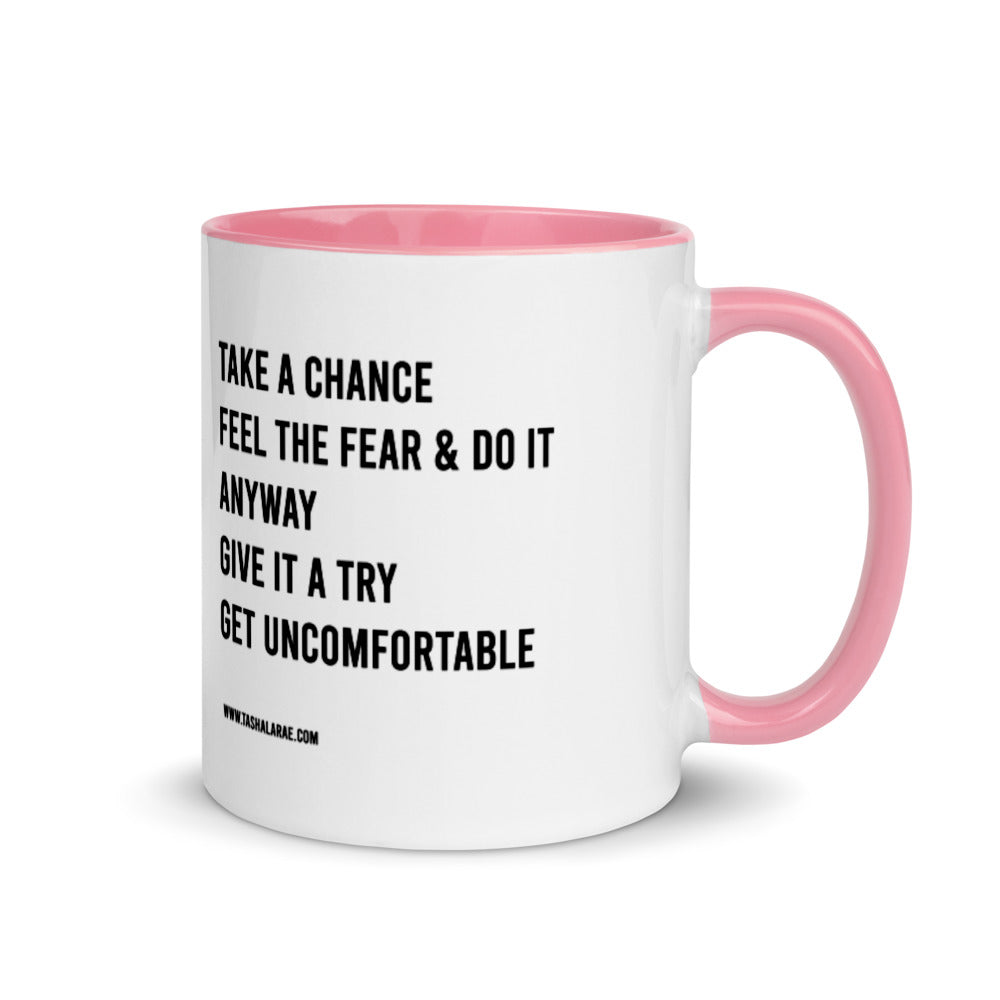 Get Uncomfortable Mug with Color Inside - Pick a color