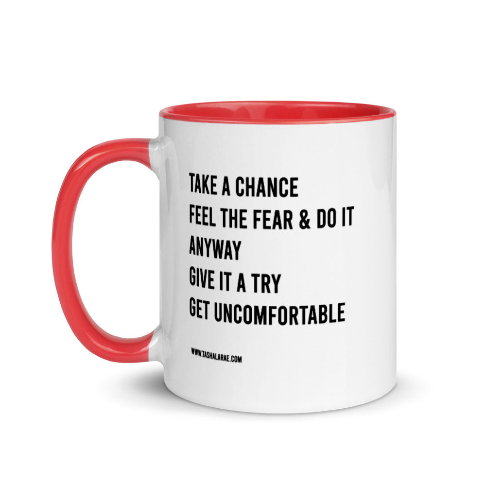 Get Uncomfortable Mug with Color Inside - Pick a color