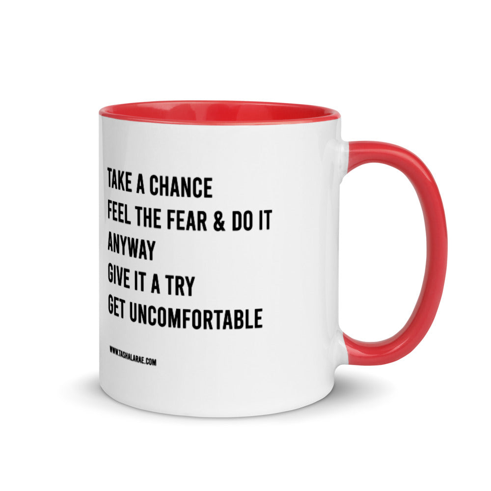 Get Uncomfortable Mug with Color Inside - Pick a color
