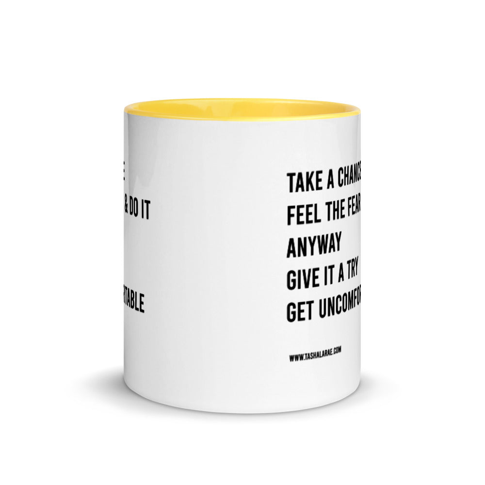 Get Uncomfortable Mug with Color Inside - Pick a color