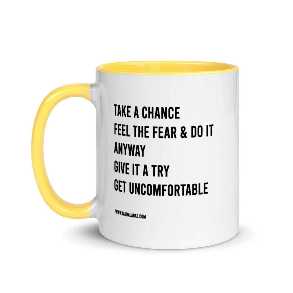 Get Uncomfortable Mug with Color Inside - Pick a color