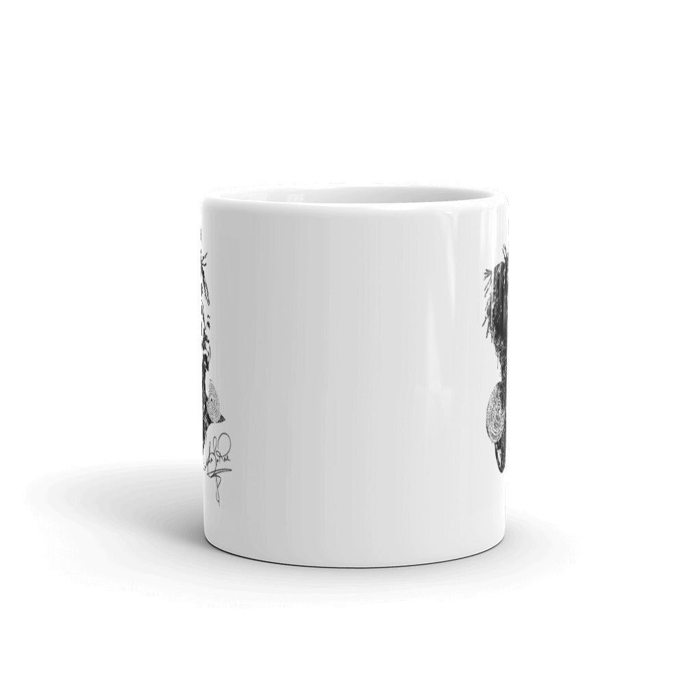 Tasha LaRae White glossy mug 11 oz