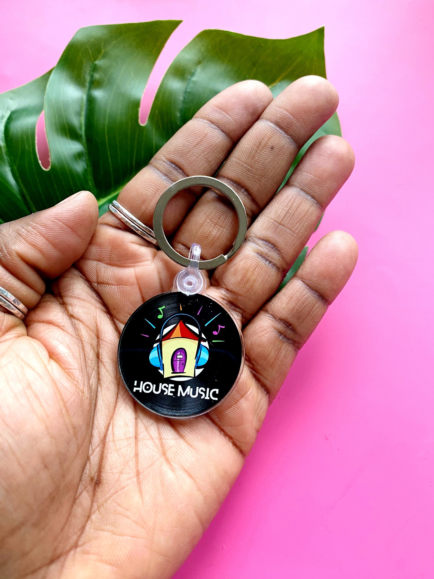 House Music Keychain