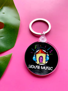 House Music Keychain