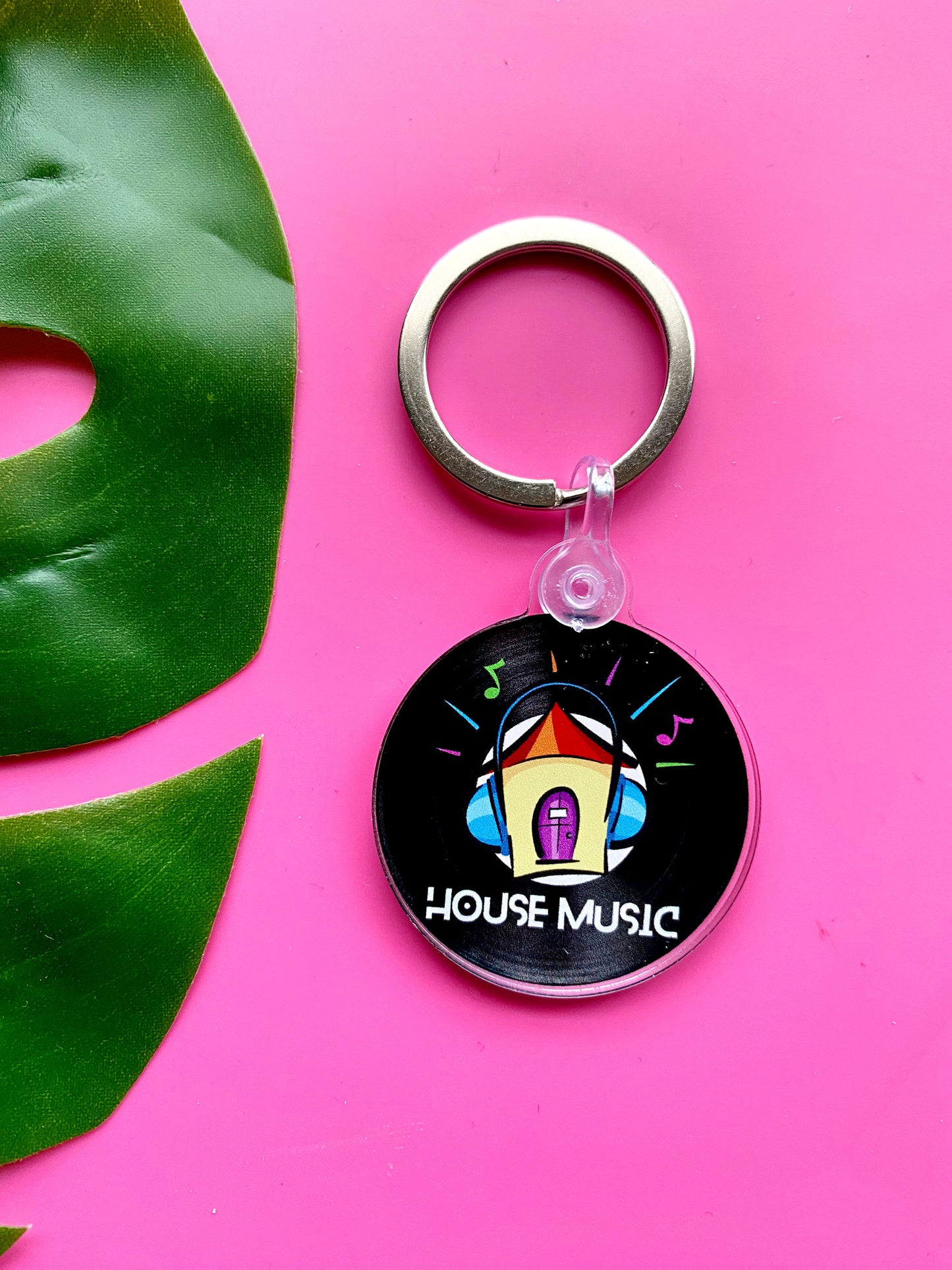 House Music Keychain