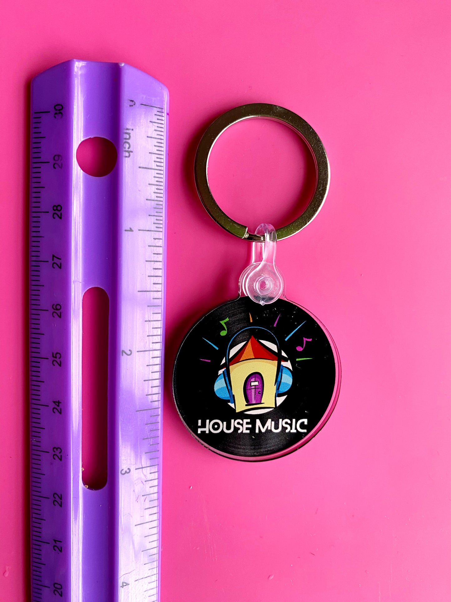 House Music Keychain