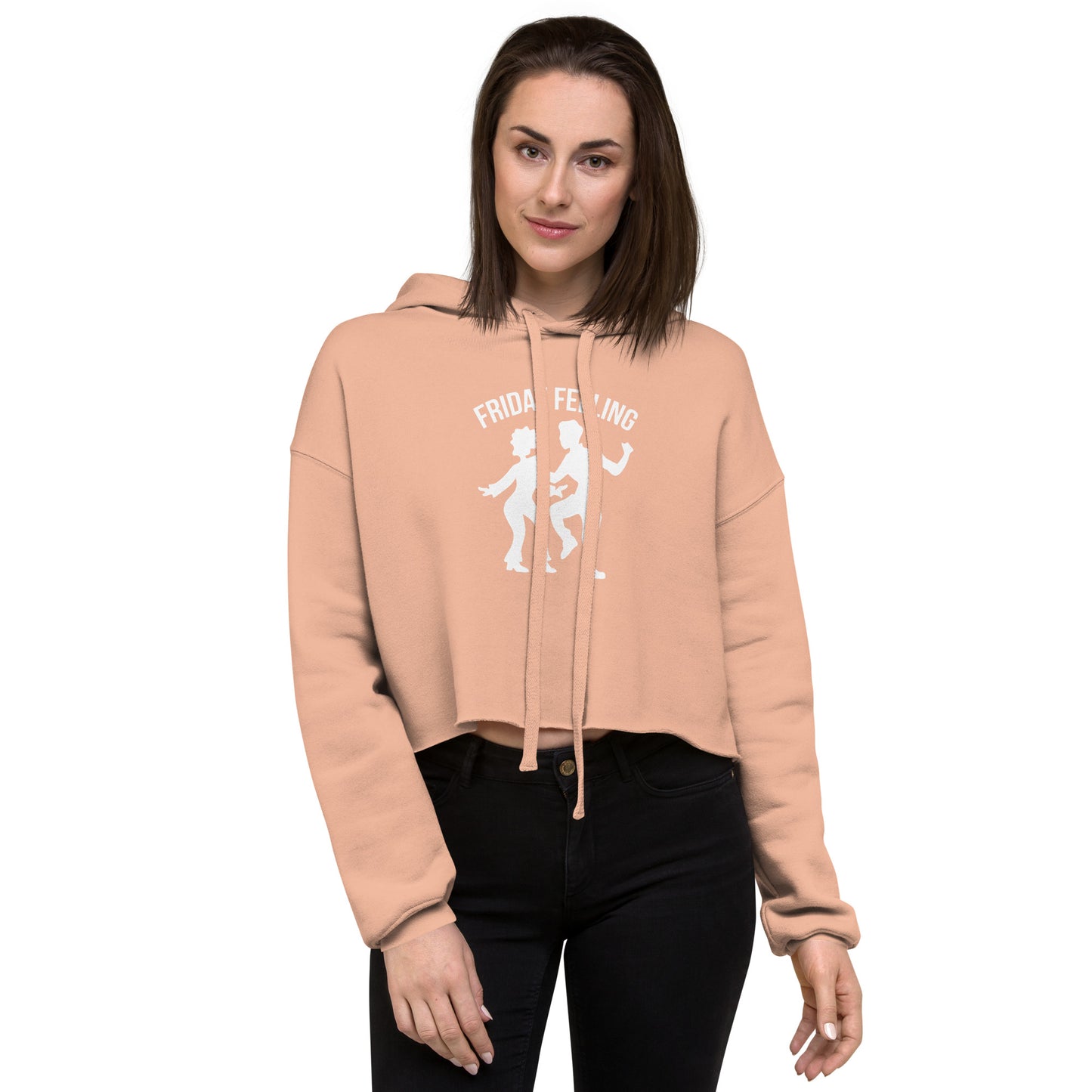 #FridayFeeling Crop Hoodie