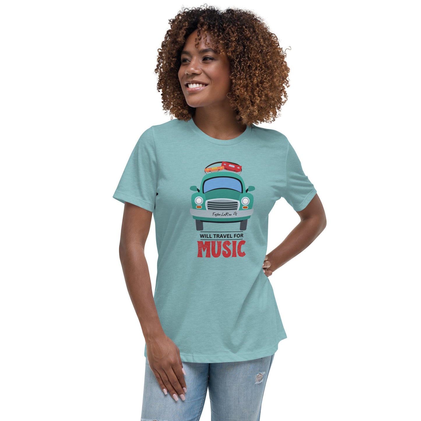 Will Travel for Music Women's Relaxed T-Shirt