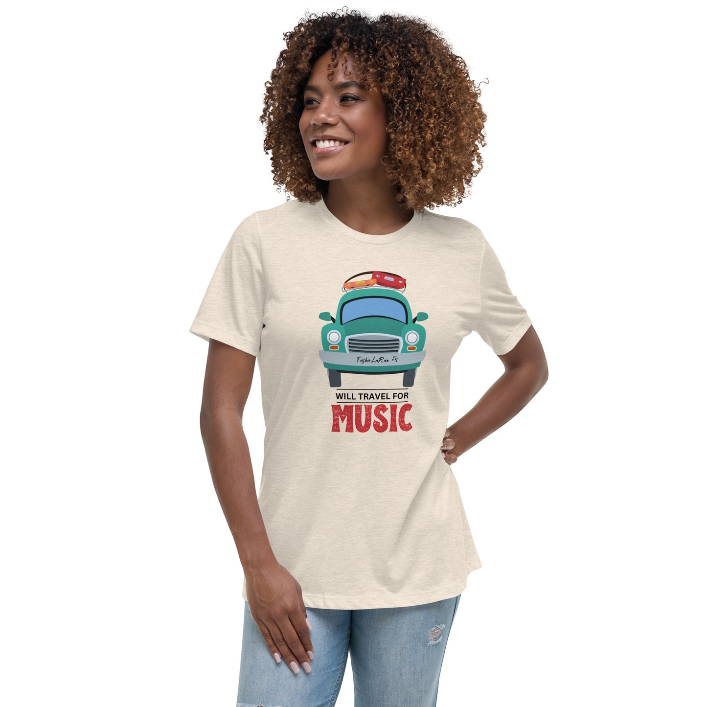 Will Travel for Music Women's Relaxed T-Shirt