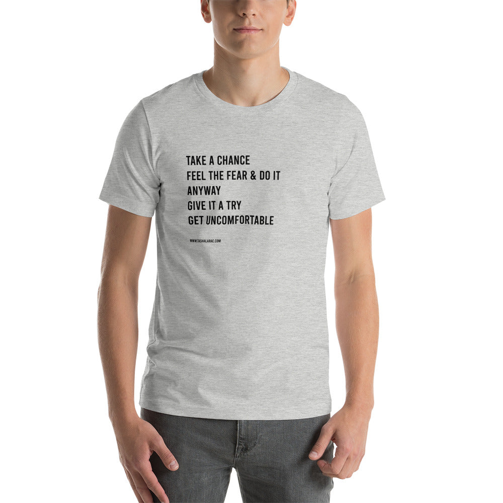 Get Uncomfortable - Short-Sleeve Gender Neutral T-Shirt