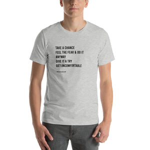 Get Uncomfortable - Short-Sleeve Gender Neutral T-Shirt