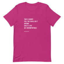 Get Uncomfortable Short-Sleeve Gender Neutral T-Shirt