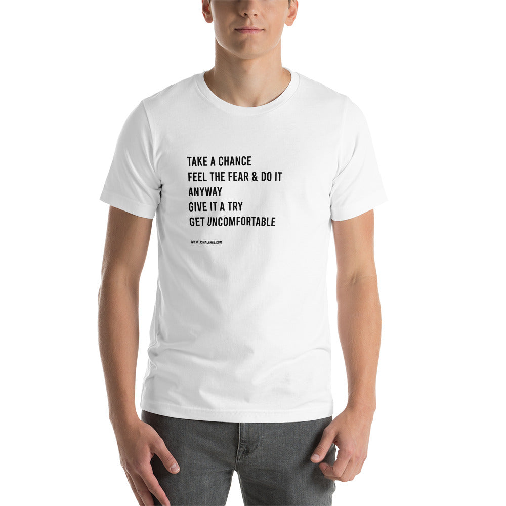 Get Uncomfortable - Short-Sleeve Gender Neutral T-Shirt