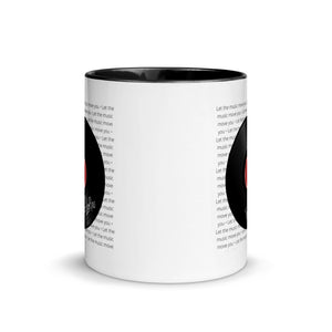 Let the Music Move You - Mug with Color Inside